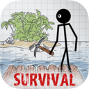 荒野求生火柴人木筏逃生手机版